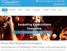 Tablet Screenshot of crestlinedj.com